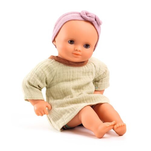 Djeco Pistache Pomea 32cm Soft Body Doll Kids Toy 18m+