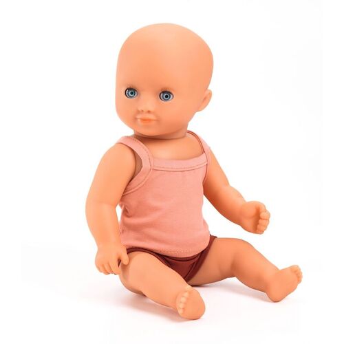 Djeco Baby Girl Prune Pomea 32cm Hard Body Doll Kids Toy 18m+