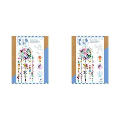 2PK Djeco Do It Yourself Paradise Bird Suncatcher Kids DIY Creative Kit 7y+