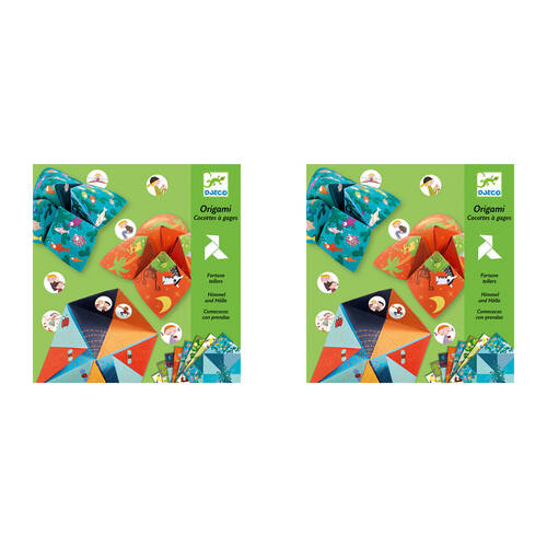 2PK Djeco Bird Game Origami Kids Art/Craft Activity Kit 4y+