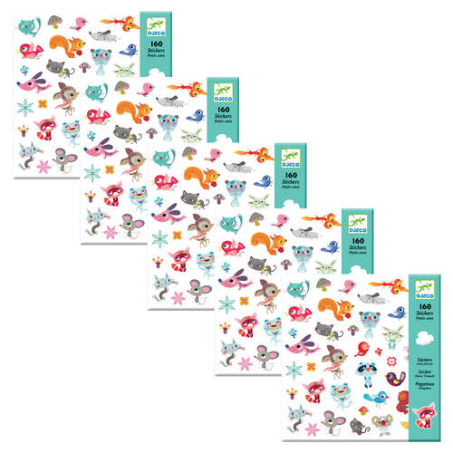 800pc Djeco Small Friends Decorative Stickers Kids/Children 3y+