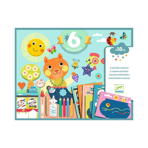 Djeco The Cat & His Friends Multi Craft Kit Kids 18m+