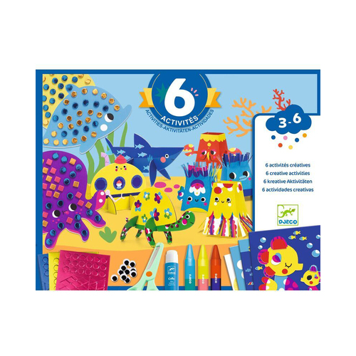 Djeco Seaside Delights Multi Kids/Children Craft Kit 3y+