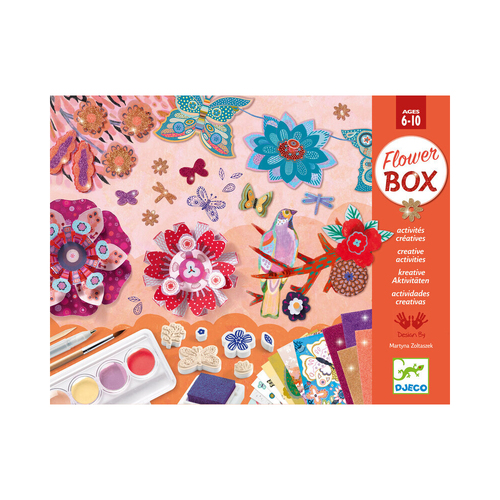 Djeco The Flower Garden Multi Kids/Children Craft Box Set 6y+