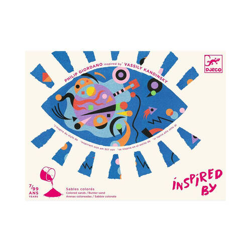 Djeco Inspired By Abstract Vassily Kandinsky Sand Art Set 7y+