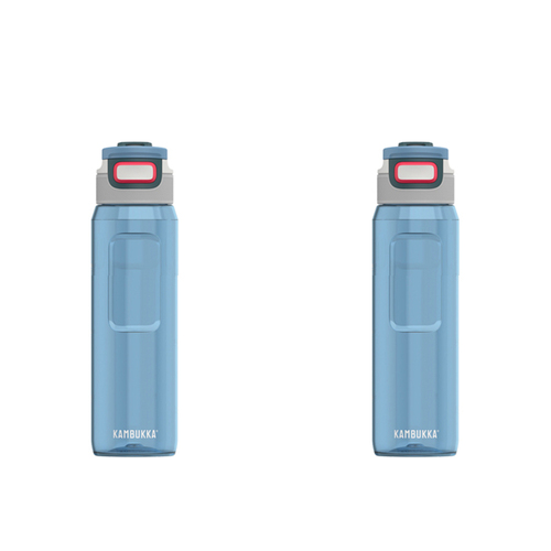 2PK Kambukka Elton Tritan 1000ml Drinking Bottle - Niagara Blue