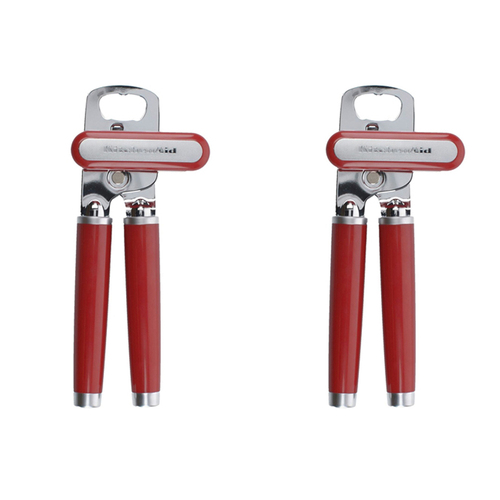 2PK KitchenAid Stainless Steel Can Opener 21x9cm - Empire Red