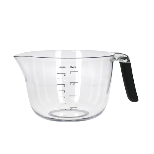 KitchenAid Plastic Batter Bowl/Measuring Jug 2L - Clear