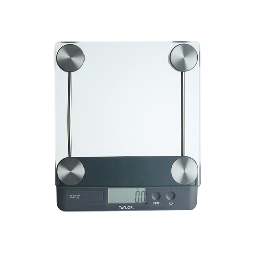 Taylor Glass Digital Kitchen Scale Touchless Tare 14.4kg