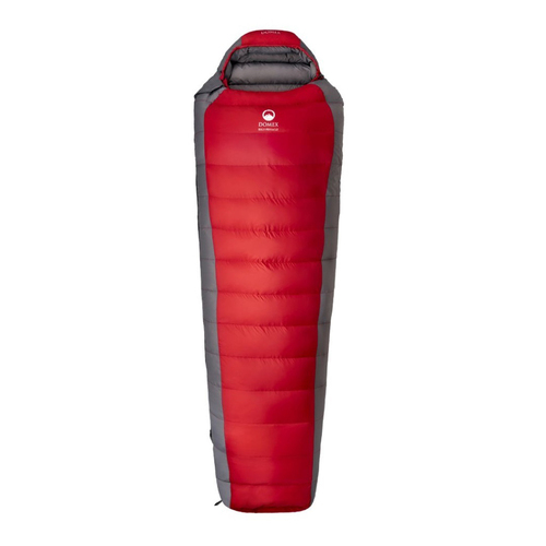 Domex Halo Pinnacle -17C Down Fill Sleeping Bag Red/Charcoal