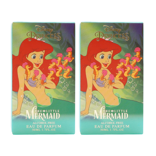 2PK Disney Princess Collectors EDP Fragrance Little Mermaid 50ml Kids 6y+