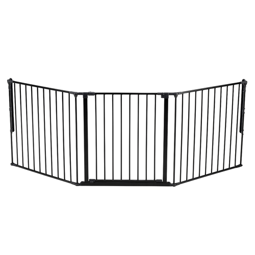 DogSpace Max Safety Barrier/Gate Large 70.5x223cm Dog/Pet Black