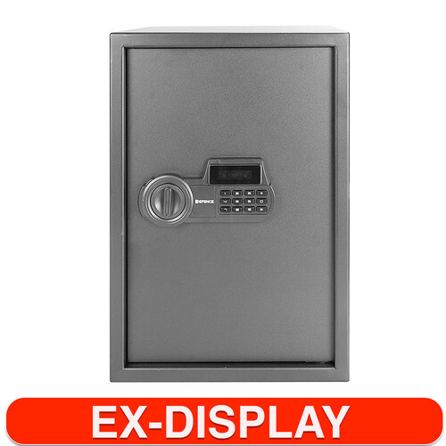 Defence Home Digital Code Security Safe 500x350x310mm - Matt Black