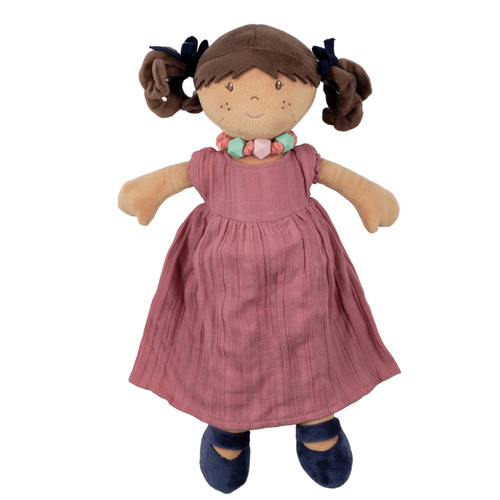 Bonikka Brunette Mandy 38cm Soft Toy w/ Bracelet 1y+