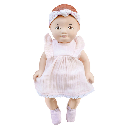 Bonikka Baby Rheya Rubber Doll Infant/Newborn Play 30cm Soft Toy 1y+