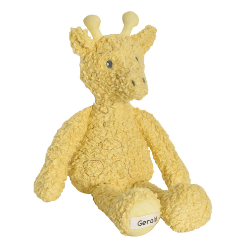 Tikiri Gerard The Giraffe Organic Plush 38cm Soft Toy 0m+ Yellow