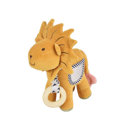 Tikiri Cotton Lion Activity Toy 97002 Kids/Baby Chew Plush 0m+