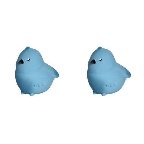 2PK Tikiri Bird Garden Friend Baby 96508 Teether/Rattle Toy 0m+ Blue