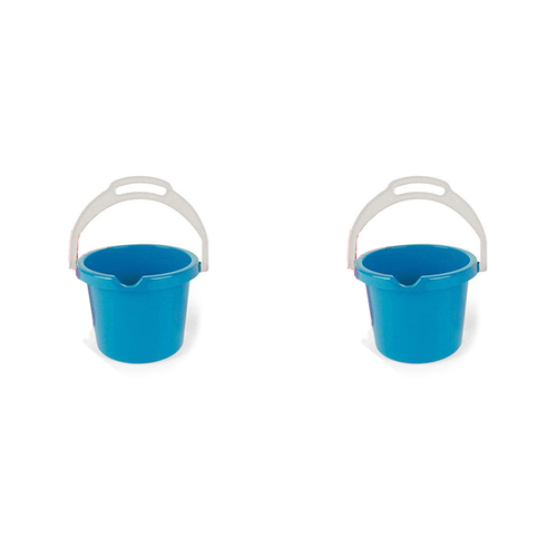 2PK Dantoy Classic 2.5L Bucket w/ Lip Kids/Children Sandpit Toy Assorted 2y+