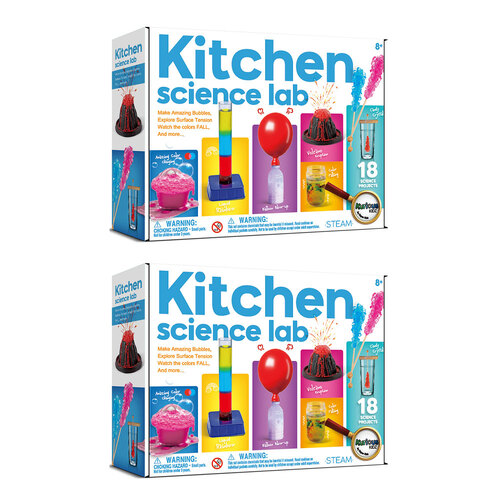 2PK Kaper Kidz Kitchen Science Lab Kids/Childrens Toy 8Y+