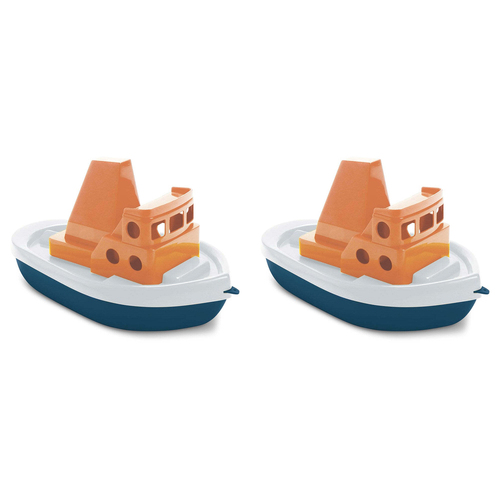 2PK Dantoy BIOplastic Tuff Tuff Boat Kids 31cm Outdoor Toy 2+