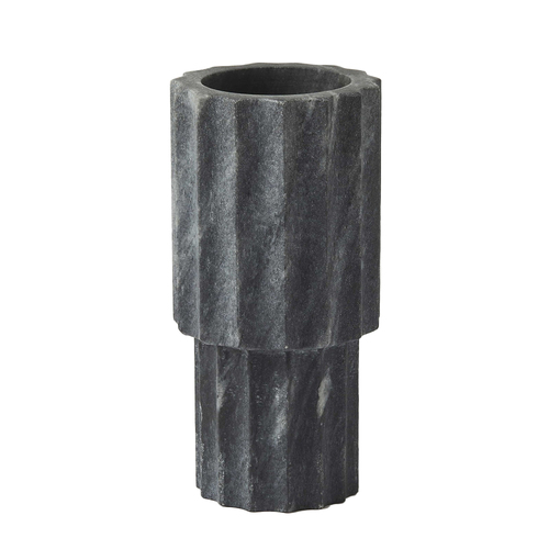 Pilbeam Living Turner Home Decor Vase Marble Black