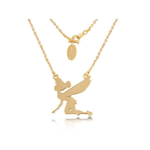 Couture Kingdom Disney Peter Pan Tinker Bell Silhouette Necklace 40cm Gold