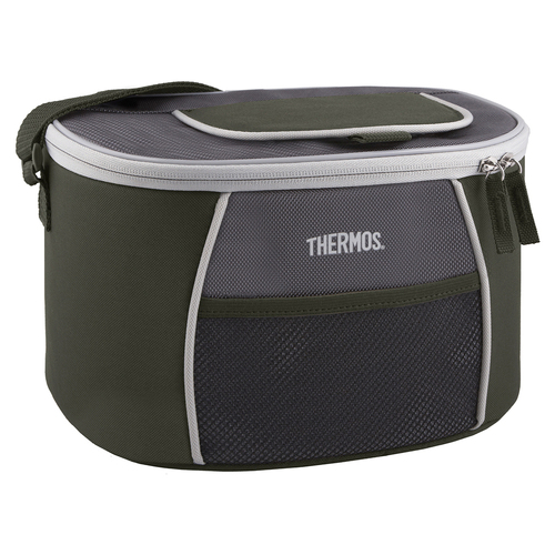 Thermos E5 12 Can Cooler with LDPE Liner Grey/Green