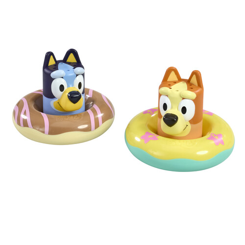 2pc Bluey Bath Floats Kids/Childrens Play Toy Set 18m+