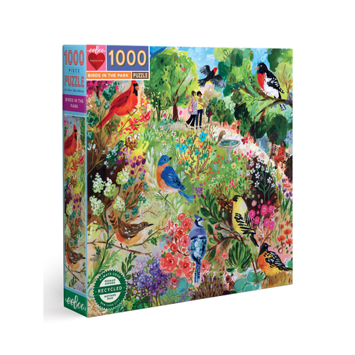 1000pc eeBoo Jigsaw Puzzle Game Birds in the Park 14+