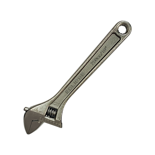 Eclipse Pro Tools Adjustable Steel Wrench 250mm - Silver