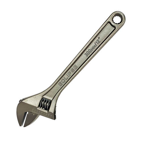 Eclipse Pro Tools Adjustable Steel Wrench 300mm - Silver