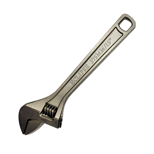 Eclipse Pro Tools Adjustable Steel Wrench 375mm - Silver