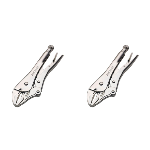 2PK Eclipse Pro Tools Chrome Locking Plier Predator Xtreme 250m - Silver