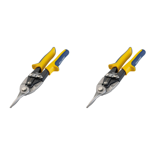 2PK Eclipse Pro Tools Aviation Snip Straight & Wide Curves 250mm - Yellow