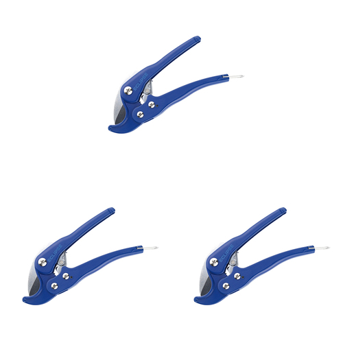 3PK Eclipse Pro Tools Plastic Tube/Pipe Cutter 32mm - Blue