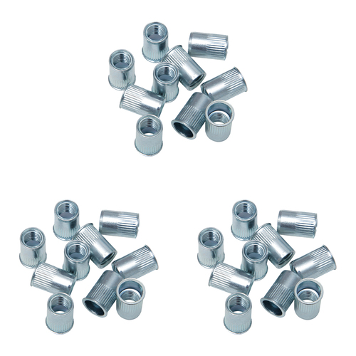 3x 25pc Eclipse Pro Tools Threaded Inserts M5 For EC-2743 EC-2745/C - Silver