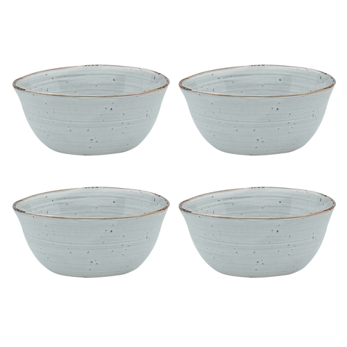 4PK Ecology Ottawa Lichen Stoneware Round Bowl 15.5cm