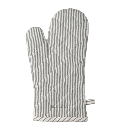 Ecology Trattoria Oven 100% Cotton Glove Grey 18x32cm