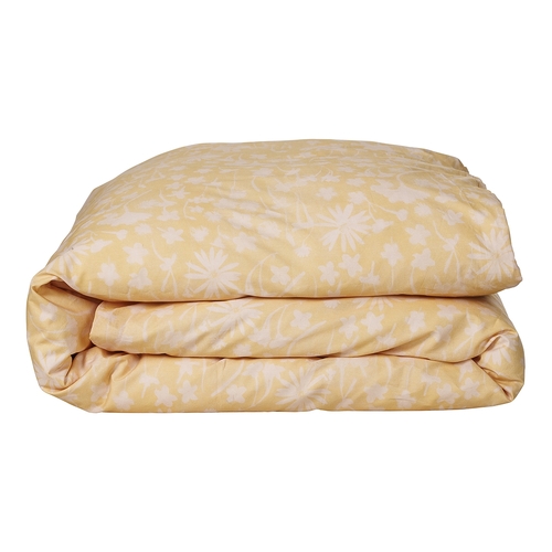 Ecology Solaris Quilt Cover Size Queen Blush/Lemon Bedding