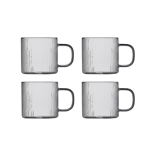 4pc Ecology Infuse 120ml Glass Espresso Cup - Clear