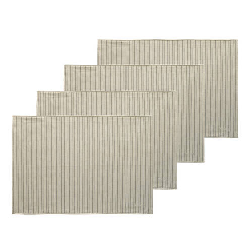 4pc Ecology Tonka Cotton Rectangular Placemats 38x53cm