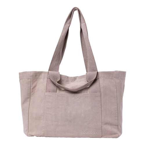 Ecology Voyage Cotton Versatile Tote Bag Flax Small 40cm