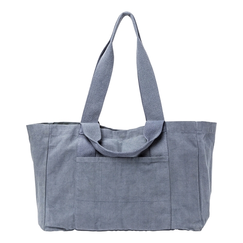 Ecology Voyage Cotton Versatile Tote Bag Steel Small 40cm