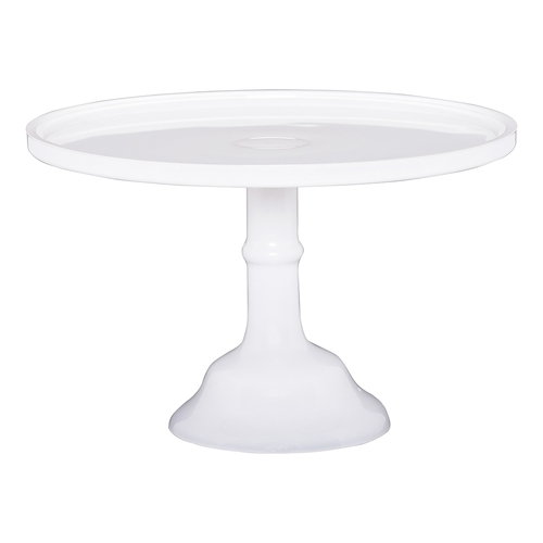 Ecology Glass Torte Cake Stand Dessert Display 29x18cm White