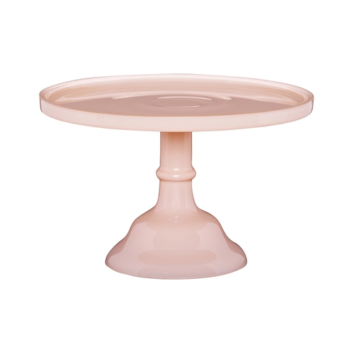 Ecology Glass Torte Cake Stand Dessert Display 25x15.5cm Blush Pink