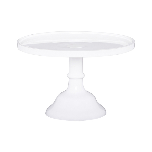 Ecology Glass Torte Cake Stand Dessert Display 25x15.5cm White