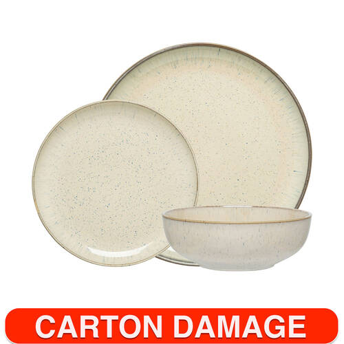 12pc Ecology Element Stoneware Dinner Set Round - Doe