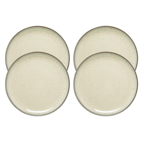 4PK Ecology Element 26.5cm Stoneware Dinner Plate Round - Doe