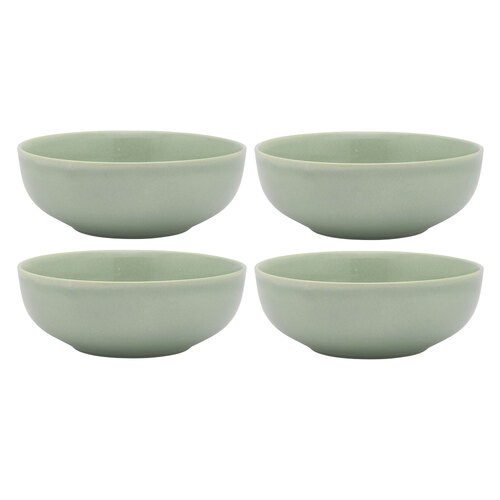 4PK Ecology Element 18cm Stoneware Soup Bowl Round - Dew